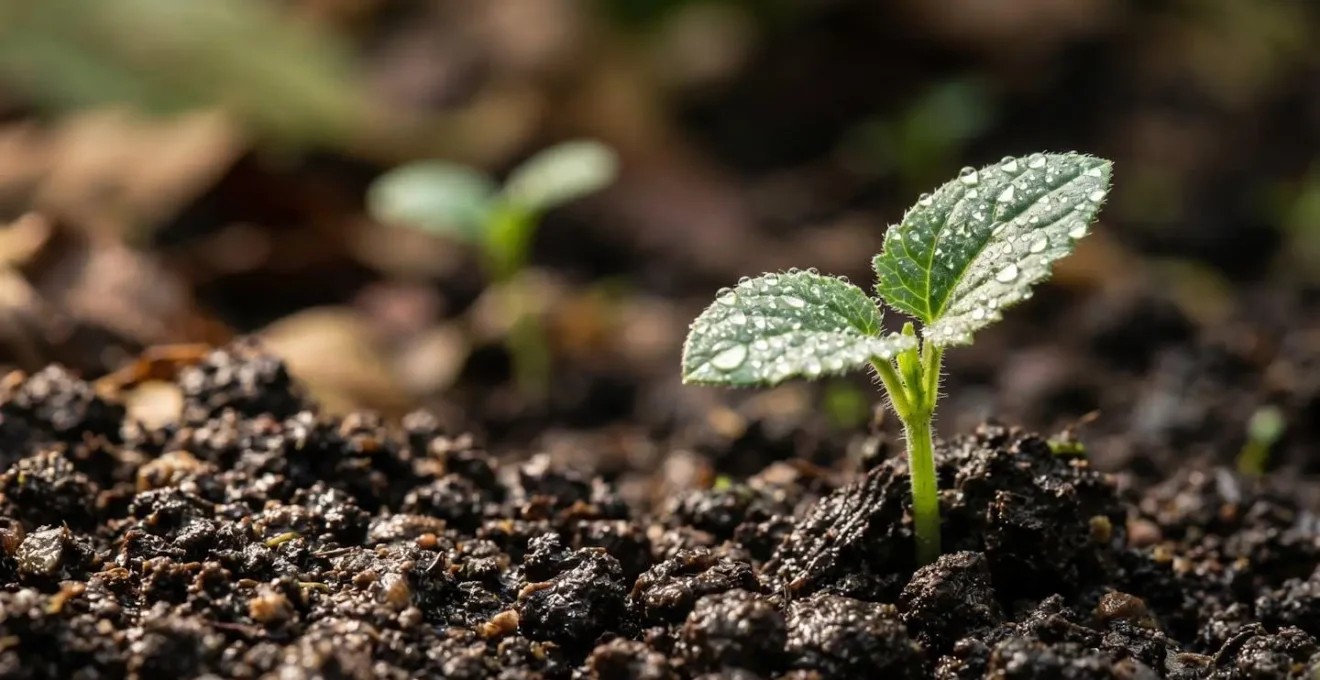 Croissance progressive et régulière d'une jeune plante, symbolisant l'investissement automatisé et patient.